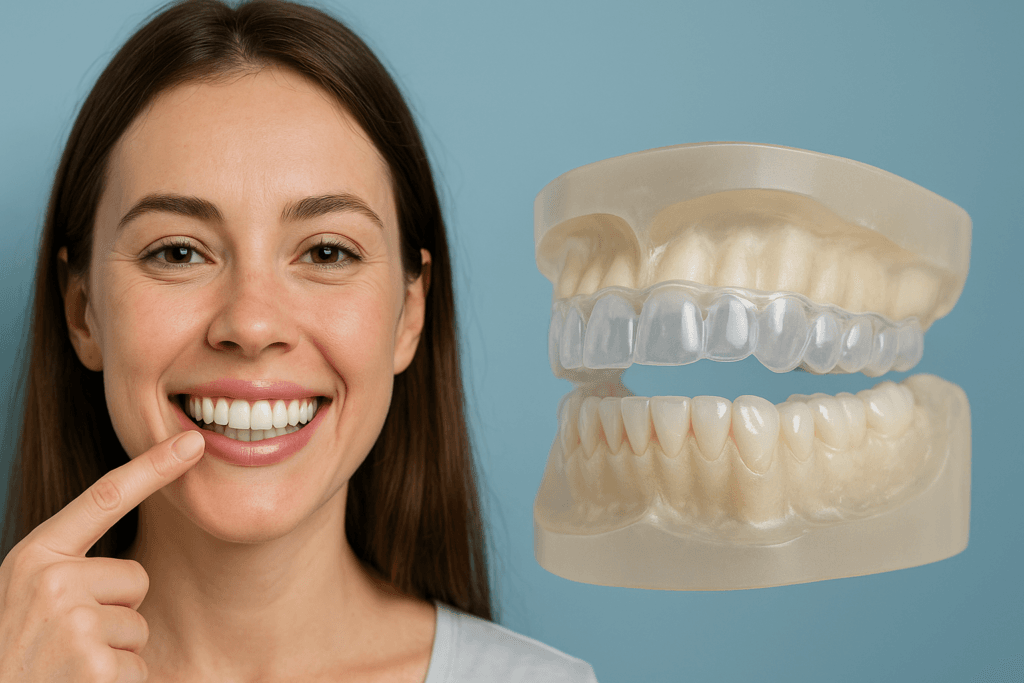 Bonding chroniony przez szynę relaksacyjną – przykład leczenia bruksizmu